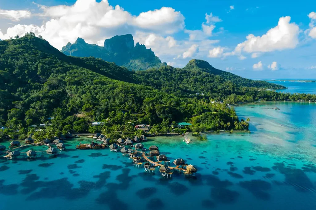 bora-bora-turquoise-beach-vacation Bora Bora: Stunning coral reefs and luxurious water villas for a dream honeymoon