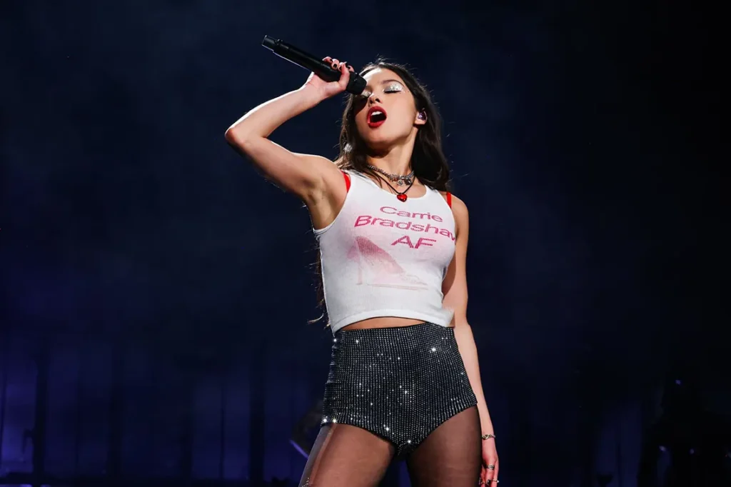 richest-young-female-celebrities-net-worth-2025-Olivia-Rodrigo Olivia Rodrigo’s $16 million net worth is fueled by her record-breaking albums, including SOUR and GUTS. Her lyrical relatability and rock-infused sound have captured Gen Z’s heart.
