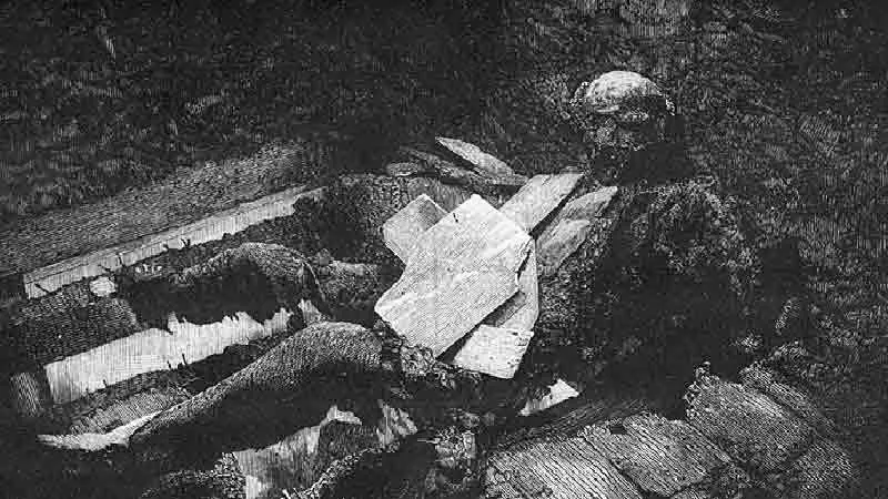 spontaneous-combustion-footprint Charred footprint on carpet after spontaneous human combustion incident