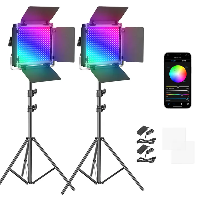 NEEWER-660-LED-Video-Light-Bi-Color-1 NEEWER 660 LED Video Light Bi Color 1
