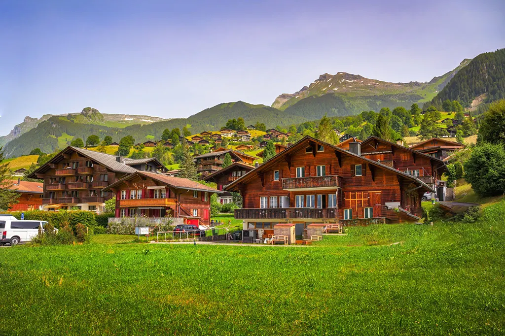 grindelwald-switzerland-alpine-village grindelwald switzerland alpine village