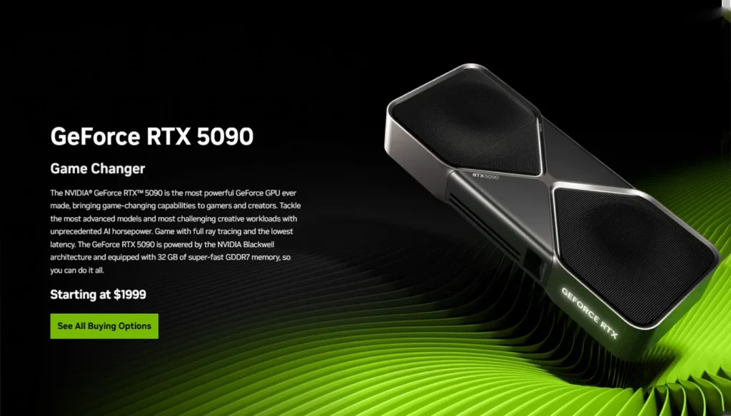 nvida-rtx-5090-geforce • The latest NVIDIA RTX 50-series GPUs, a powerful but not essential upgrade for MGS Delta