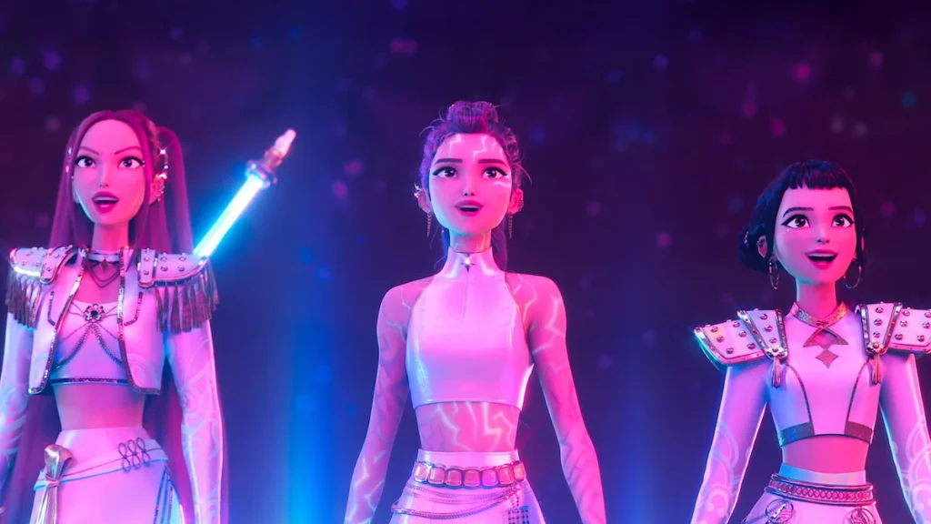 Animated K-pop demon hunters Netflix film.