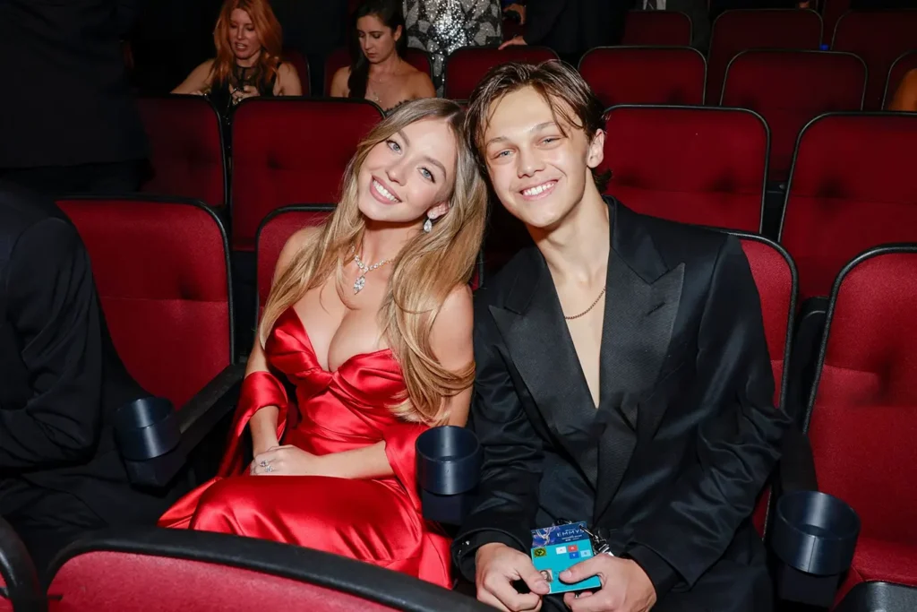 sydney sweeney emmys 2025 red dress