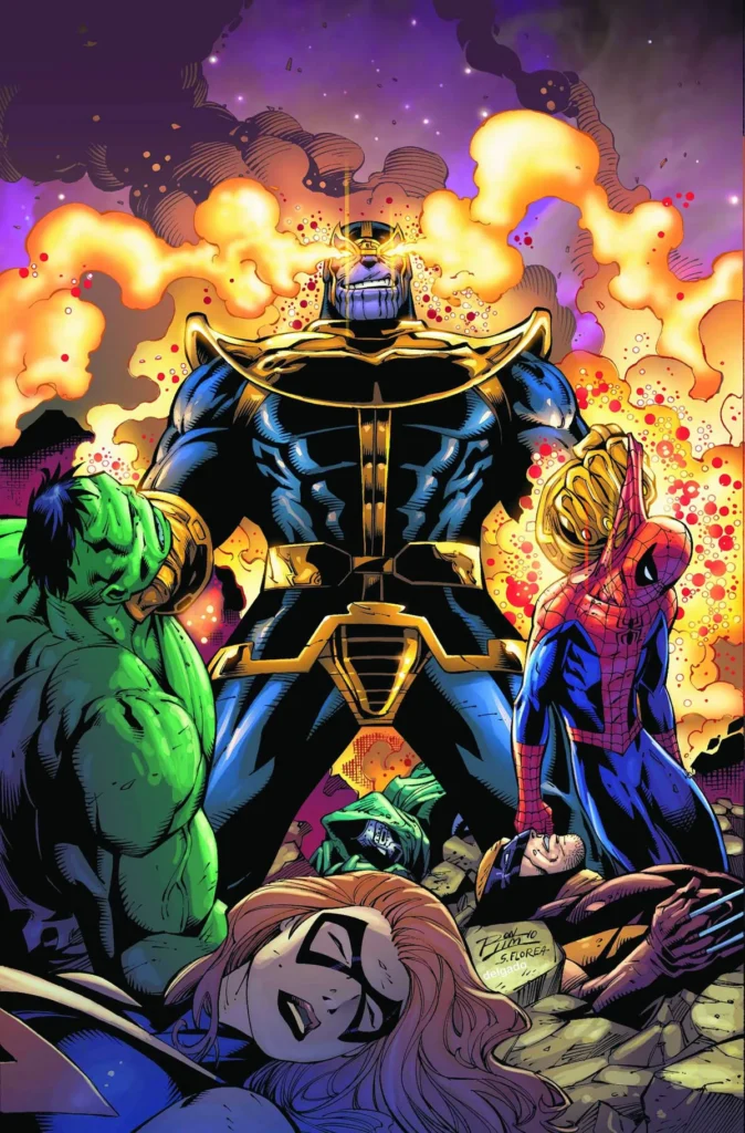 10.	Thanos Infinity Gauntlet Snap 