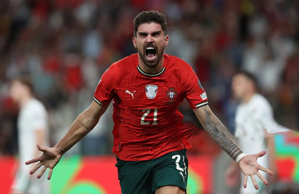 Portugal national team celebrating