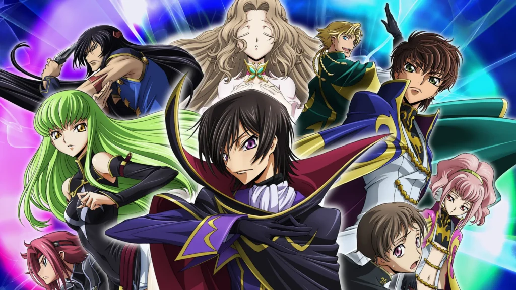 Lelouch smiling moments before his final act.
