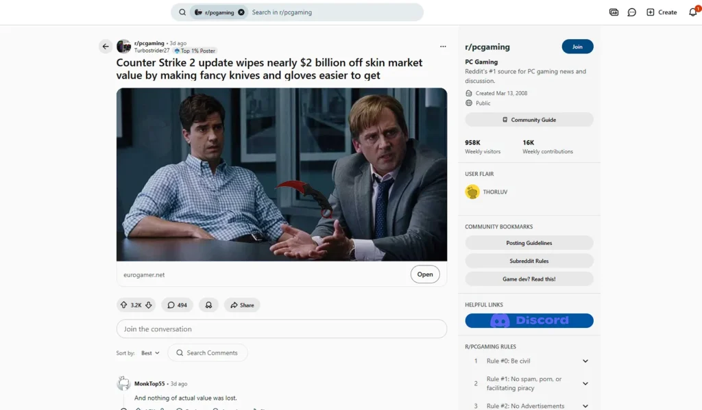 the biggest market crash in the history of gaming in counter strike 2