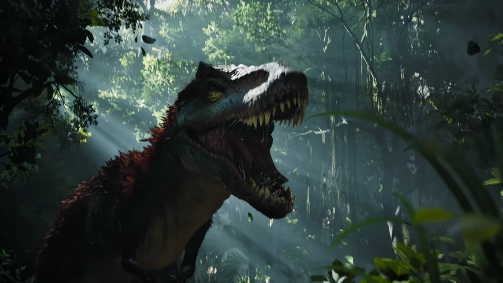 Tomb Raider Legacy of Atlantis T rex encounter