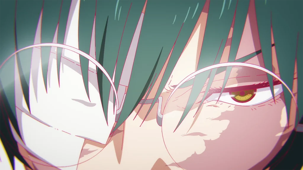 Maki Zenin with her new scarred design preparing for the Zen'in clan massacre in Jujutsu Kaisen Season 3