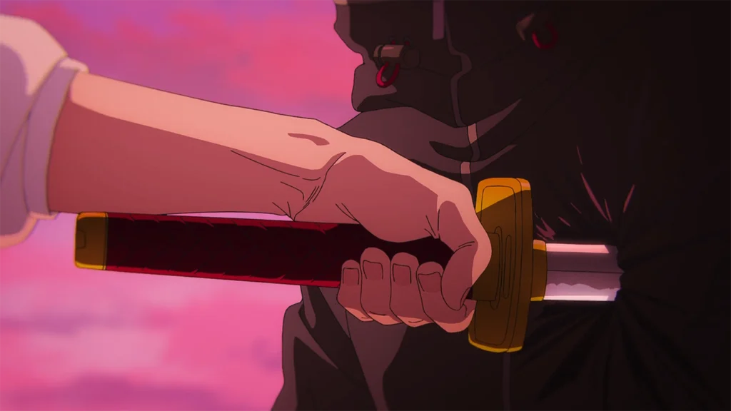 Yuta Okkotsu holding his katana in the Jujutsu Kaisen Season 3